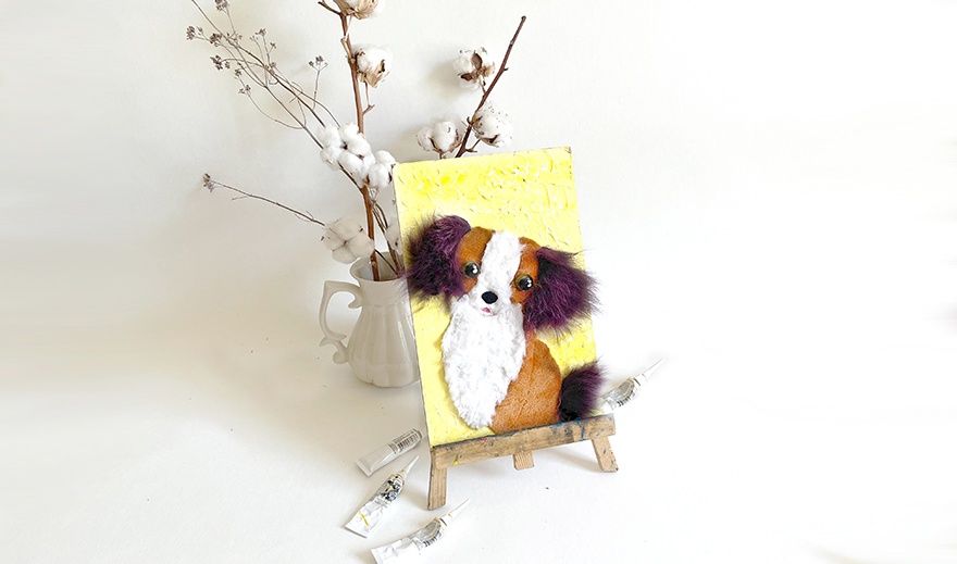 Меховая картина