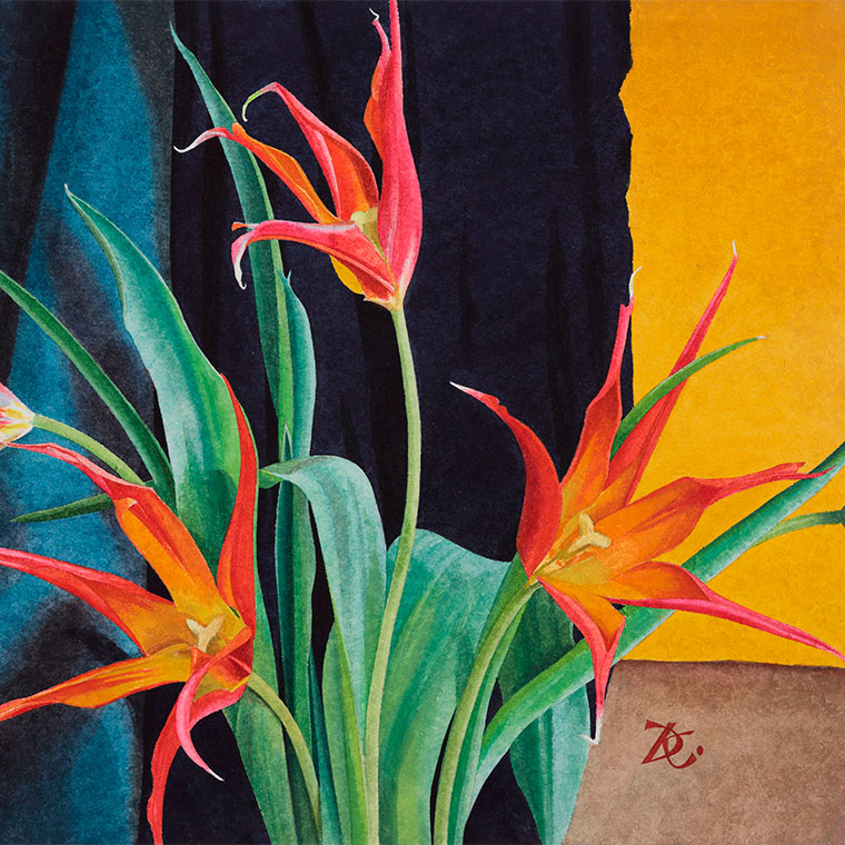 Выставка "О моей любви к тюльпанам" Дарьи Кириченко