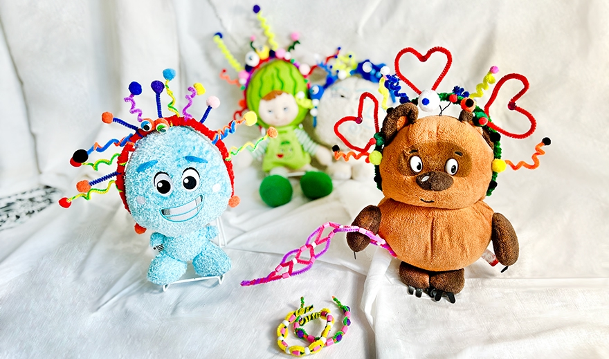 Чудики. Ободок и браслет